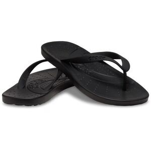 Crocs Flip Flops Sandals Black M8 W10 Unisex NEW
